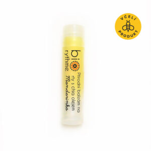 Biorythme Balzám na rty s chia olejem - Mandarinka (4,8 ml) - vůně čerstvě oloupaných mandarinek