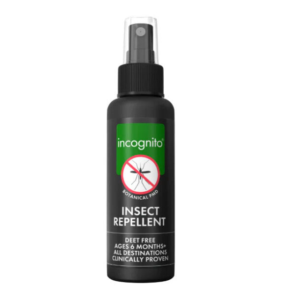 Incognito Přírodní repelent ve spreji - 100 ml - 100% ochrana proti veškerému hmyzu