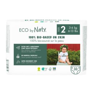 Eco by Naty Ekoplenky Mini 2 (3 - 6 kg) (33 ks) - z 55-60 % rozložitelné