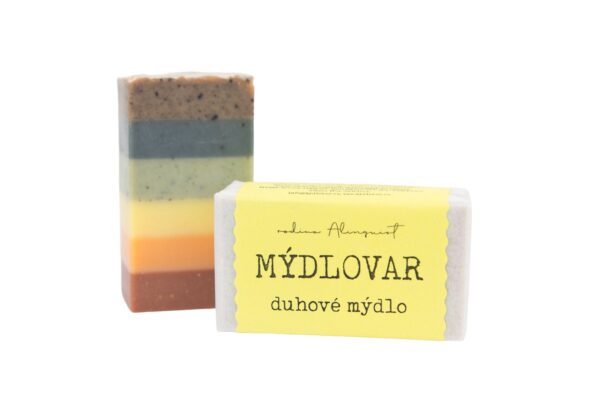 Mýdlovar Duhové mýdlo pro všechny typy pokožky - 120 g - skvělé i pro děti