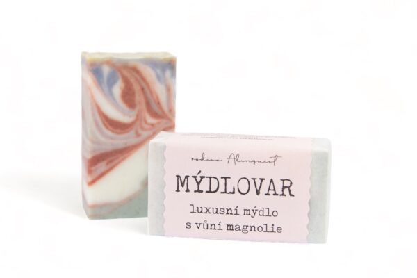 Mýdlovar Luxusní květinové mýdlo s magnolií - 120 g - i pro citlivou a ekzematickou pleť