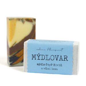 Mýdlovar Mýdlo čtyř živlů s vůní lesa - 120 g - vhodné i na vlasy, oblíbené u pánů