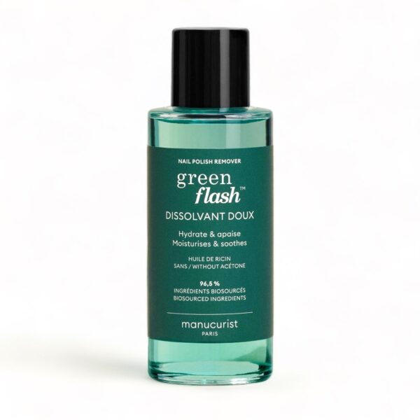 Manucurist Green Flash Šetrný odlakovač LED gel laku (100 ml) - odstraní gelový lak do 1 minuty