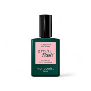 Manucurist Green Flash LED gel lak na nehty - Hortencia (15 ml) - světle růžová jemná barva