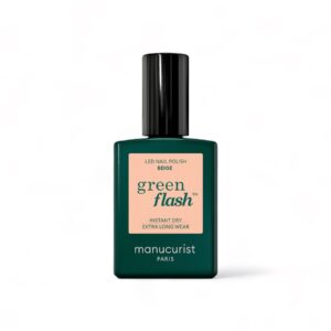 Manucurist Green Flash LED gel lak na nehty - Beige (15 ml) - přirozená béžová barva