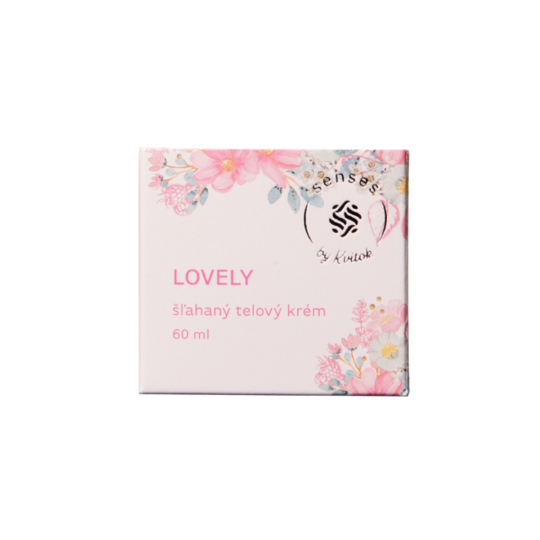 Kvitok Senses Šlehaný tělový krém Lovely (60 ml) - s vůní růže, vanilky a citrusů