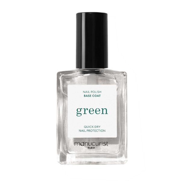 Manucurist Green schnoucí lak na nehty podkladový - Base Coat (15 ml) - zpevní a vyhladí nehty
