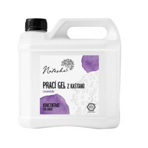 Natasha Prací gel z kaštanů Levandule - koncentrát - 3 l - 33 pracích dávek v 500 ml