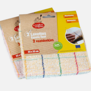 La Droguerie Ecologique by Ecodis Sada univerzálních utěrek z recyk. vláken (2 ks)