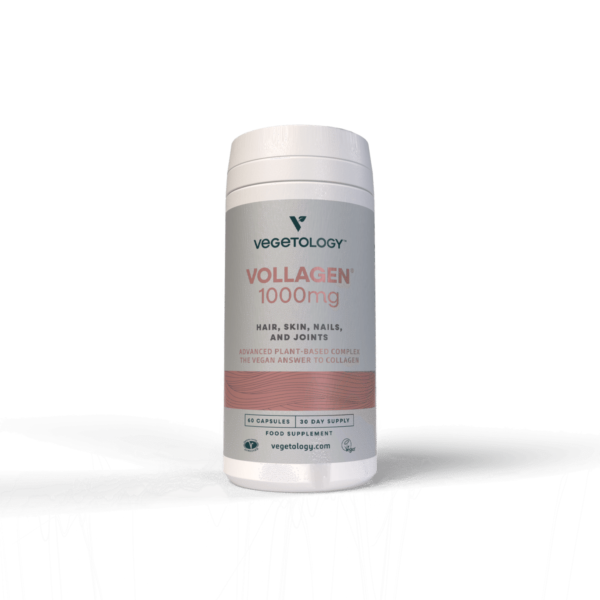 Vegetology Vollagen® - vegan kolagen (60 kapslí) - podpora pro vlasy, pokožku, nehty a klouby