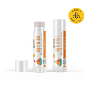 Wooden Spoon Opalovací balzám na rty Sun Kiss SPF 45 BIO (4,3 ml) - vhodný i pro děti od 1 roku