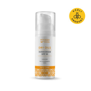 Wooden Spoon Opalovací krém na obličej s nízkým komedogenním indexem SPF 50 BIO (50 ml) - snižuje riziko ucpávání pórů