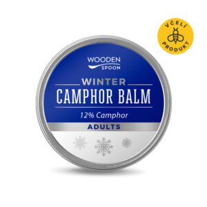 Wooden Spoon Zimní balzám s kafrem 12% BIO (60 ml) - hřejivý kafr  pro zimní dny