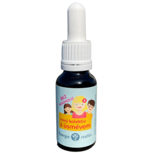 Energie rostlin Bachovy esence - Směs Nový kolektiv s úsměvem (20 ml)