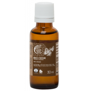 Tierra Verde Esenciální olej Cedr BIO - 30 ml - mužná a zklidňující vůně