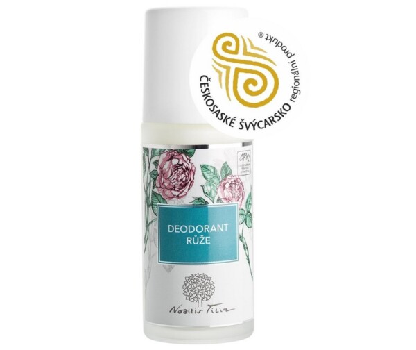 Nobilis Tilia Deodorant roll-on - růže (50 ml) - s unikátním pozvolným účinkem