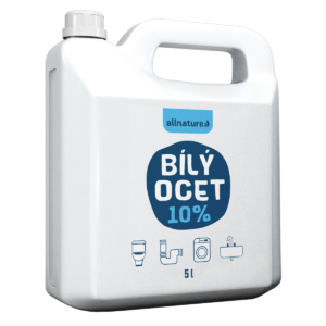 Allnature Bílý ocet 10% - 5 l - účinný pomocník pro čistou domácnost!