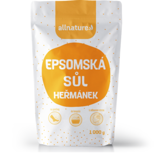 Allnature Epsomská sůl Heřmánek (1 kg) - uvolňuje svaly a odbourává stres