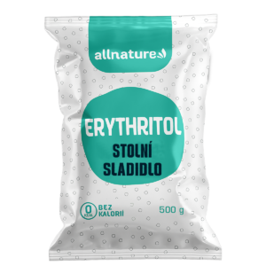 Allnature Erythritol - 500 g - bez kalorií, slazení bez viny