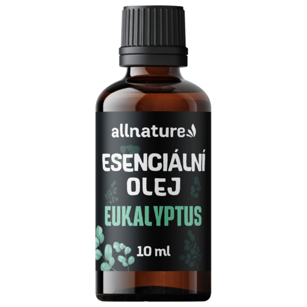 Allnature Esenciální olej Eukalyptus (10 ml) - při respiračních obtížích