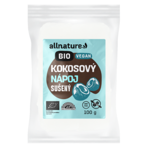 Allnature Kokosový nápoj sušený BIO - 100 g - bez přidaného cukru a pro vegany