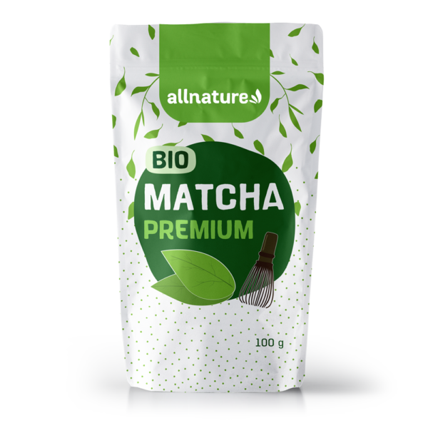 Allnature Matcha Premium BIO - 100 g - z první jarní sklizně čajových lístků