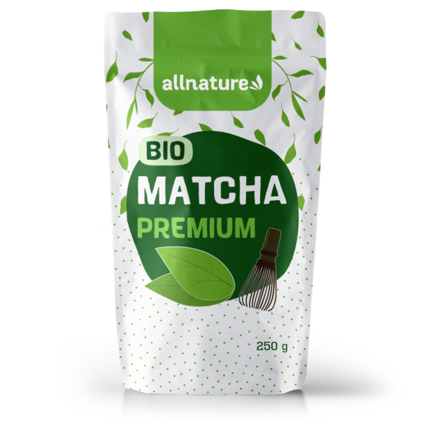 Allnature Matcha Premium BIO - 250 g - z první jarní sklizně čajových lístků