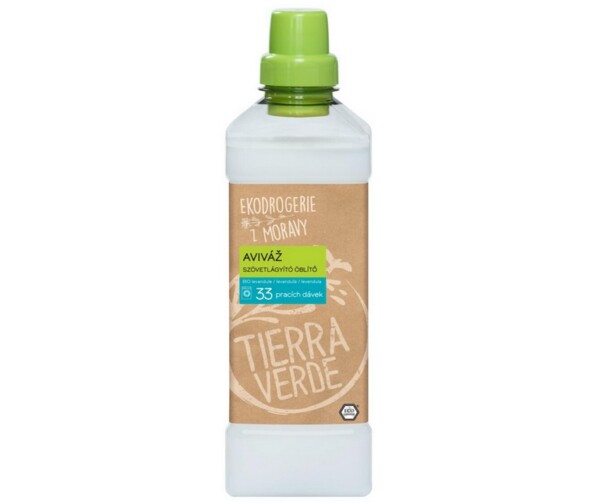 Tierra Verde Aviváž s BIO levandulí - 1 l - pro zjemnění syntetického prádla