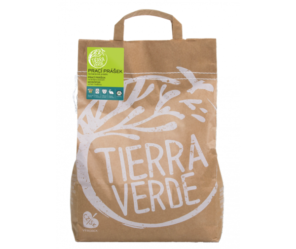 Tierra Verde Prací prášek na barevné prádlo - pap. pytel 5 kg