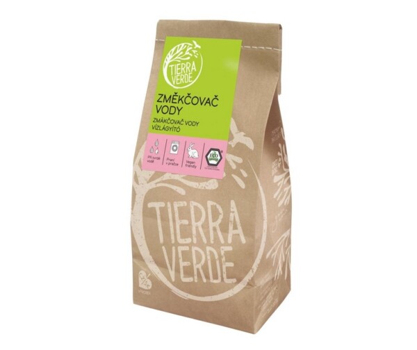 Tierra Verde Změkčovač vody - Zip sáček 850 g - pro účinné praní v tvrdé vodě