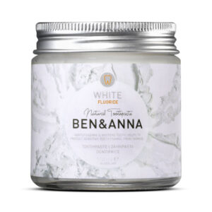 Ben & Anna Bělicí zubní pasta s fluoridem (100 ml) - s heřmánkem a šalvějí