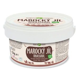Purity Vision Rhassoul - marocký jíl - 3 kg - šampon, peeling nebo maska