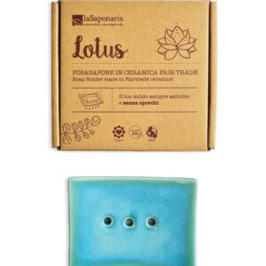 laSaponaria Keramická miska pod mýdlo Lotus