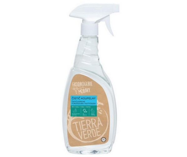 Tierra Verde Čistič koupelny s BIO mátou - 750 ml (sprej) - s biologicky odbouratelnými tenzidy