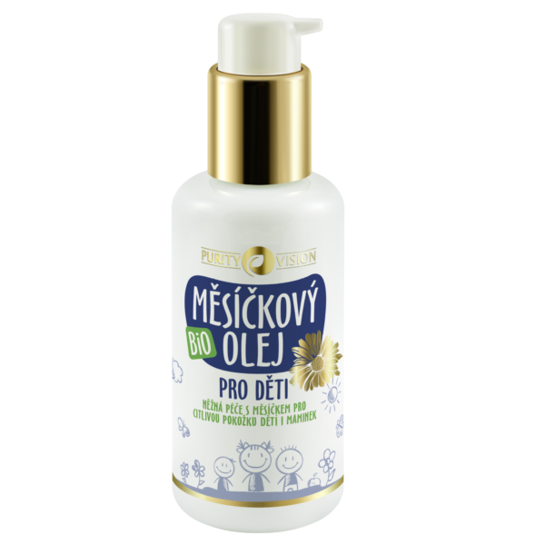 Purity Vision Měsíčkový olej pro děti BIO (100 ml) - i pro citlivou pokožku miminek