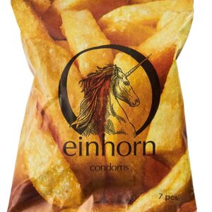 Einhorn Kondomy STANDARD - "Foodporno" (7 ks) - veganské, bez parfemace