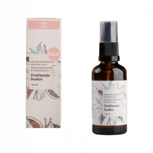 Kvitok Masážní olej Uvolnění svalů (50 ml) - zmírňuje bolesti svalů