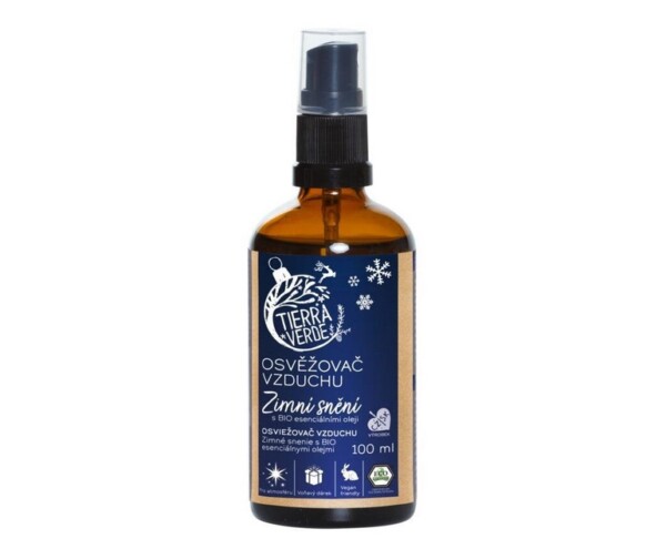 Tierra Verde Osvěžovač vzduchu (100 ml) - Zimní snění - vůně pomeranče, skořice a hřebíčku