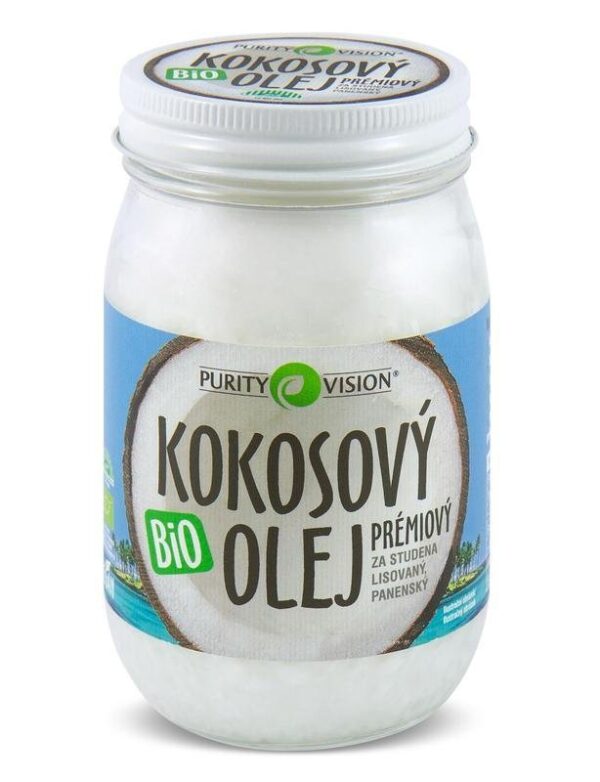 Purity Vision Kokosový olej panenský BIO - 420 ml - za studena lisovaný