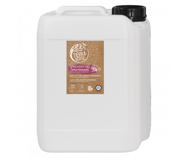 Tierra Verde Sprchový gel Esence omamnosti - Ylang-ylang & kardamom - 5 l