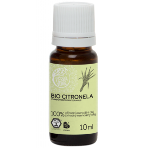 Tierra Verde Esenciální olej Citronela BIO - 10 ml - silné repelentní účinky