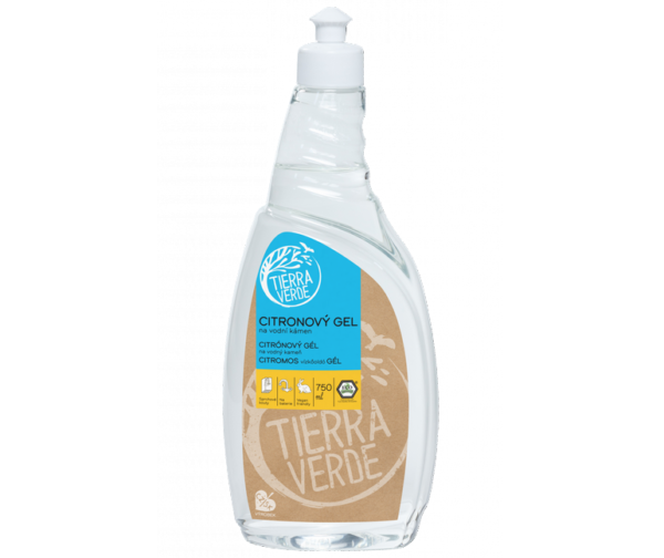 Tierra Verde Citronový gel na vodní kámen - 750 ml - odstraní usazeniny
