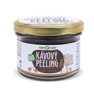 Purity Vision Kávový peeling BIO - 175 g - pro hedvábně jemnou pokožku