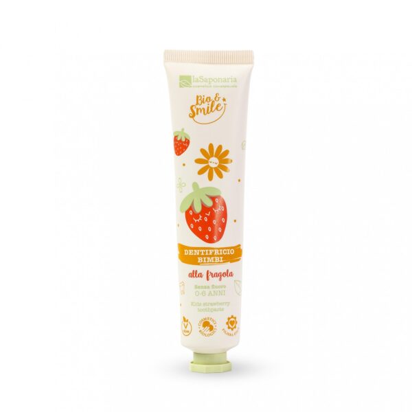 laSaponaria Jemná dětská zubní pasta - jahoda BIO (75 ml)