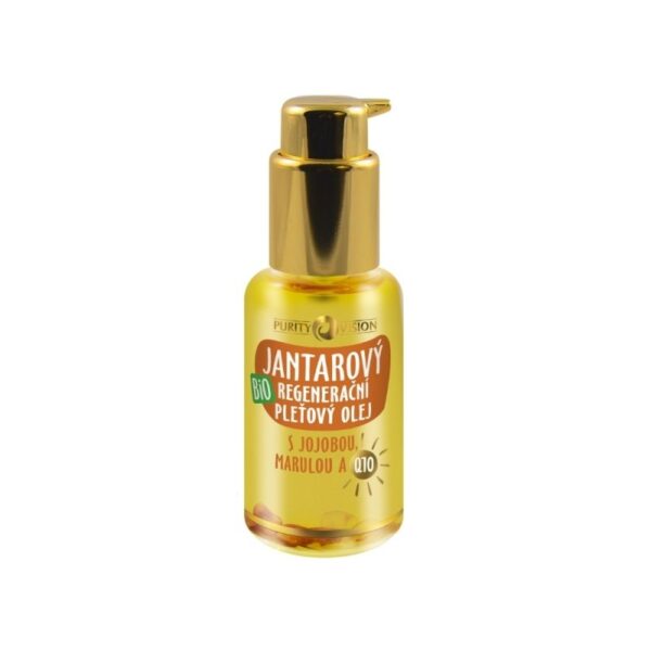 Purity Vision Jantarový hloubkově regenerační pleťový olej BIO (45 ml)