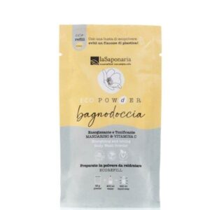 laSaponaria Energizující sprchový gel v prášku - mandarinka a vitamin C (25 g)