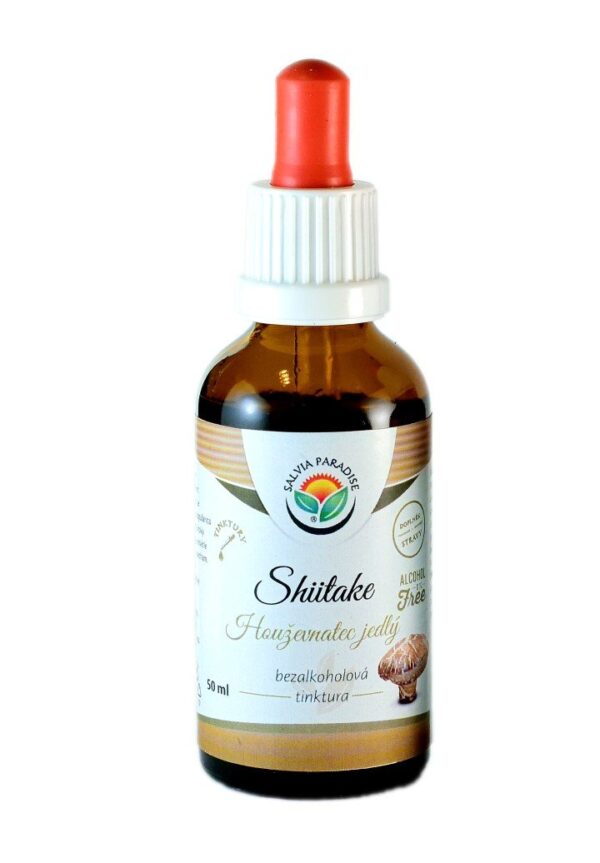 Salvia Paradise Shiitake - tinktura bez ethanolu (50 ml) - síla tradiční funkční houby