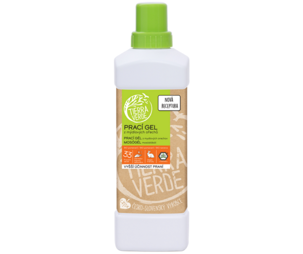 Tierra Verde Prací gel s BIO pomerančem - INOVACE - 1 l