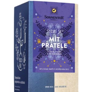 Sonnentor Bylinná směs BIO - Štěstí je mít přátele - nálevové sáčky (18 x 1,5 g)