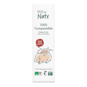 Eco by Naty Sáčky na použité plenky - bez vůně (50 ks) - 100% rozložitelné
